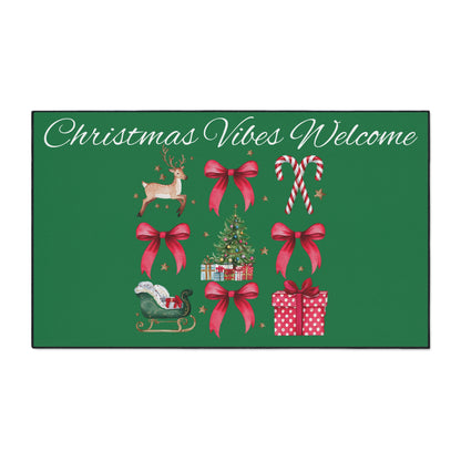 Christmas Vibes Welcome Heavy Duty Floor Mat