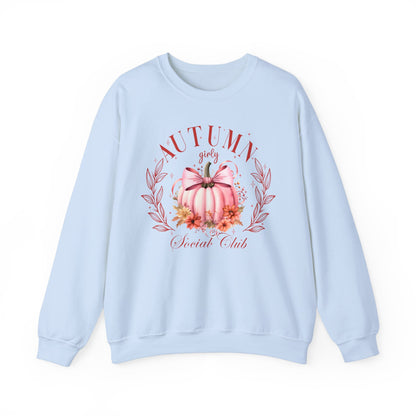 Autumn Girly Social Club Unisex Heavy Blend™ Crewneck Sweatshirt