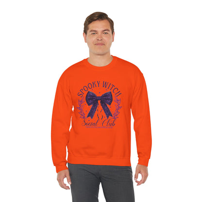 Spooky Witch Social Club Halloween Sweatshirt