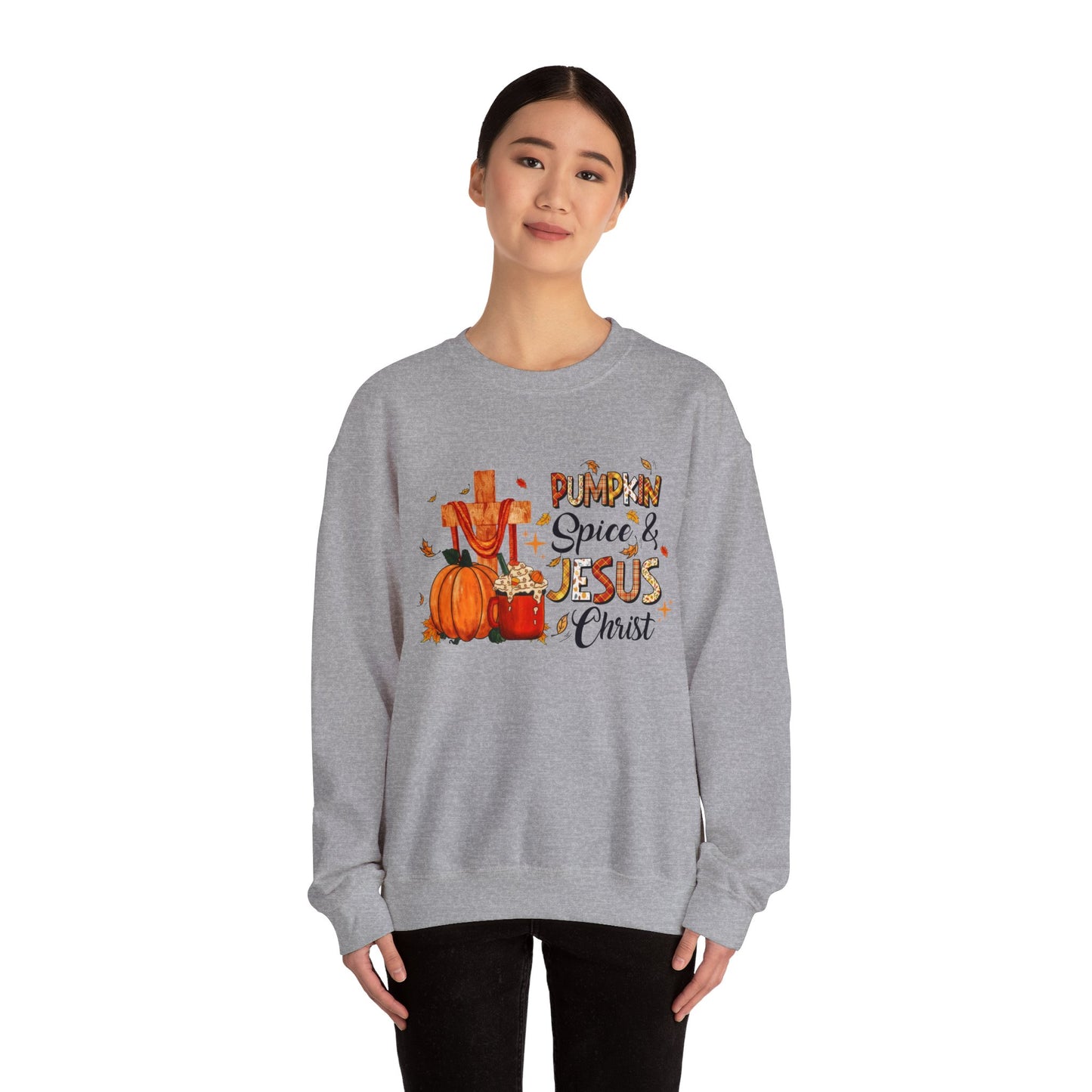 Pumpkin Spice and Jesus Christ Fall Sweatshirt