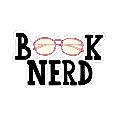 Book Nerd Kiss-Cut Stickers