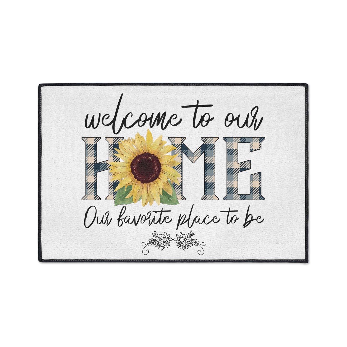 Welcome to Our Home Heavy Duty Welcome Mat