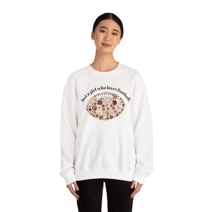 Just a Girl Who Loves Football Sweatshirt