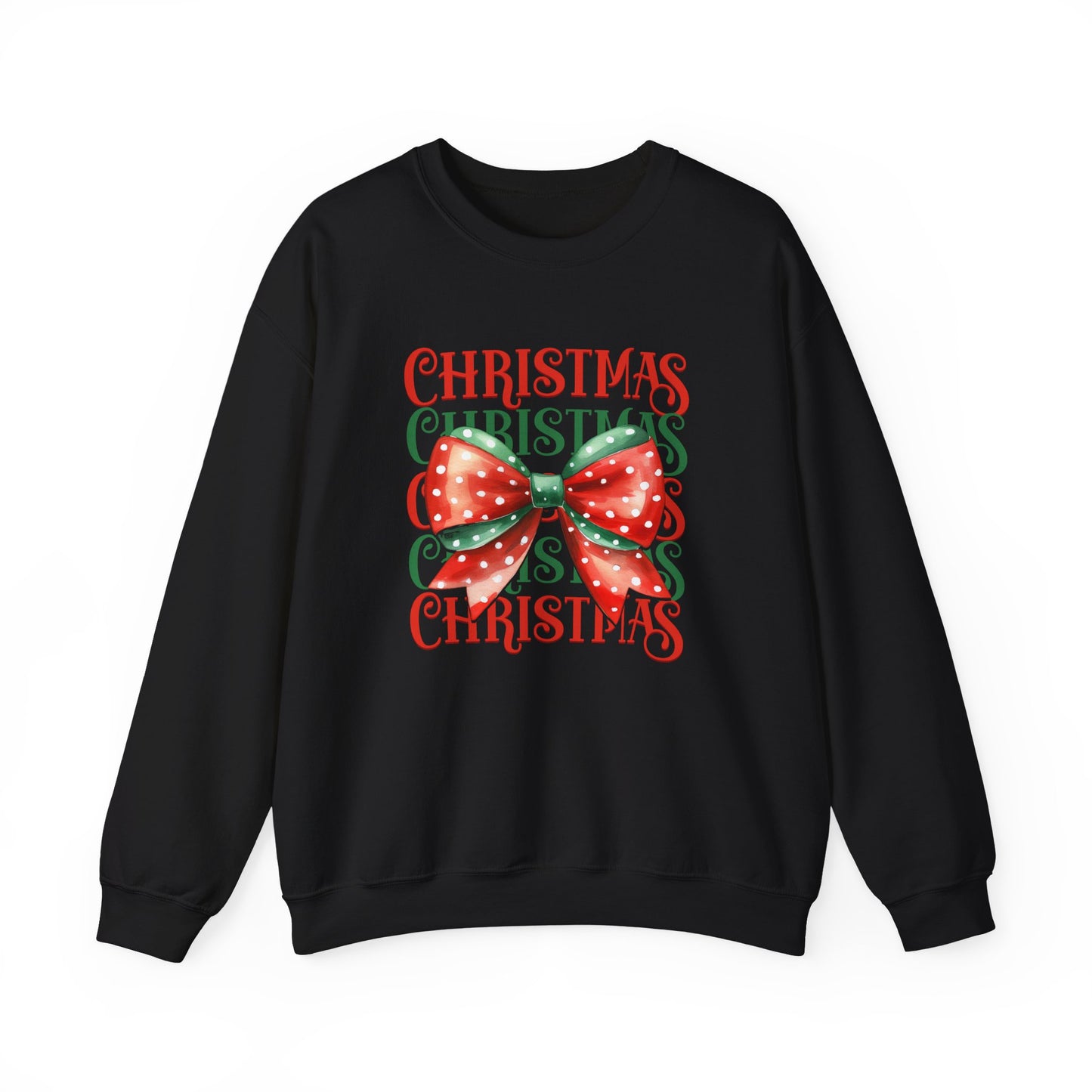 Christmas Coquette Bow Sweatshirt