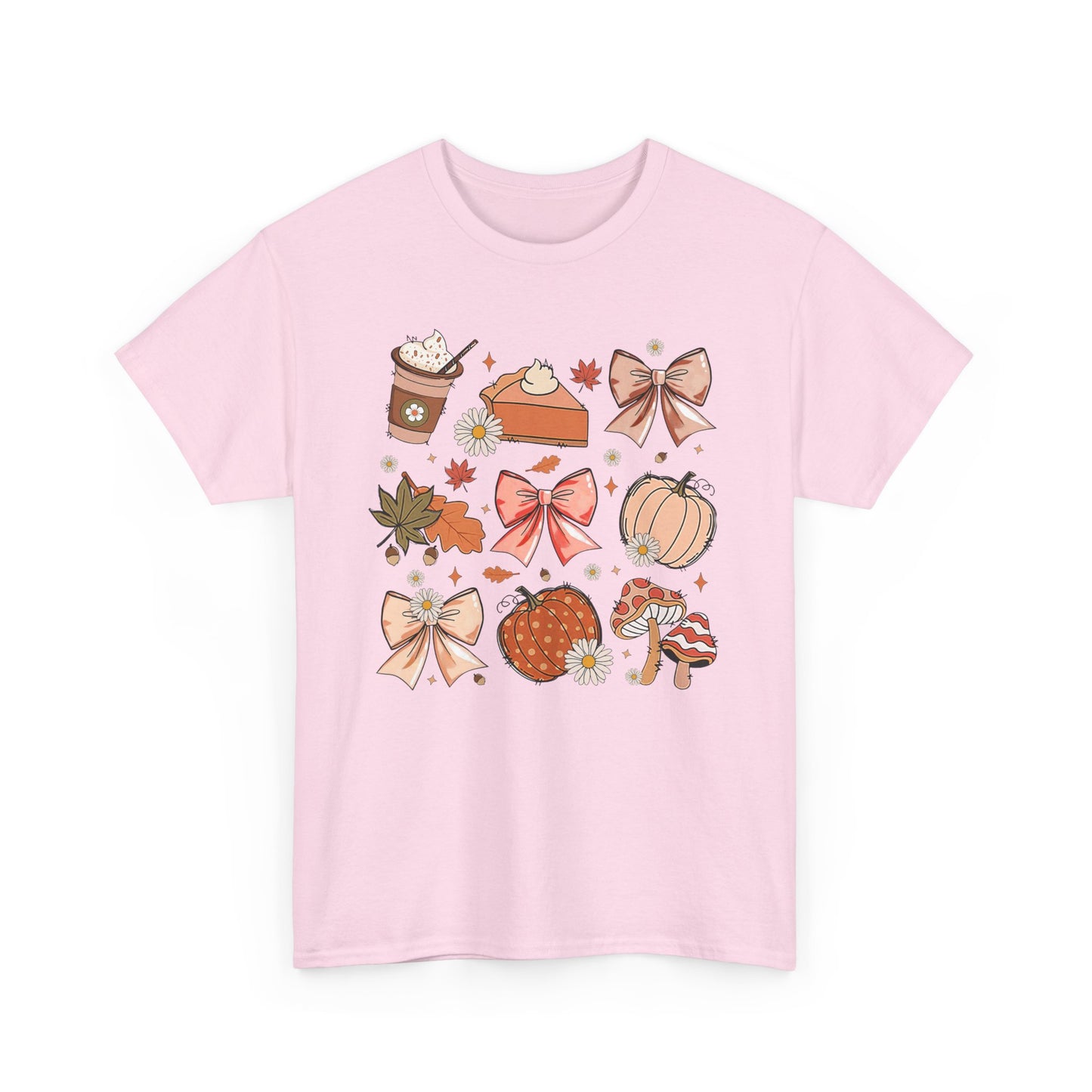 Fall Vibes Coquette Unisex Heavy Cotton T-Shirt