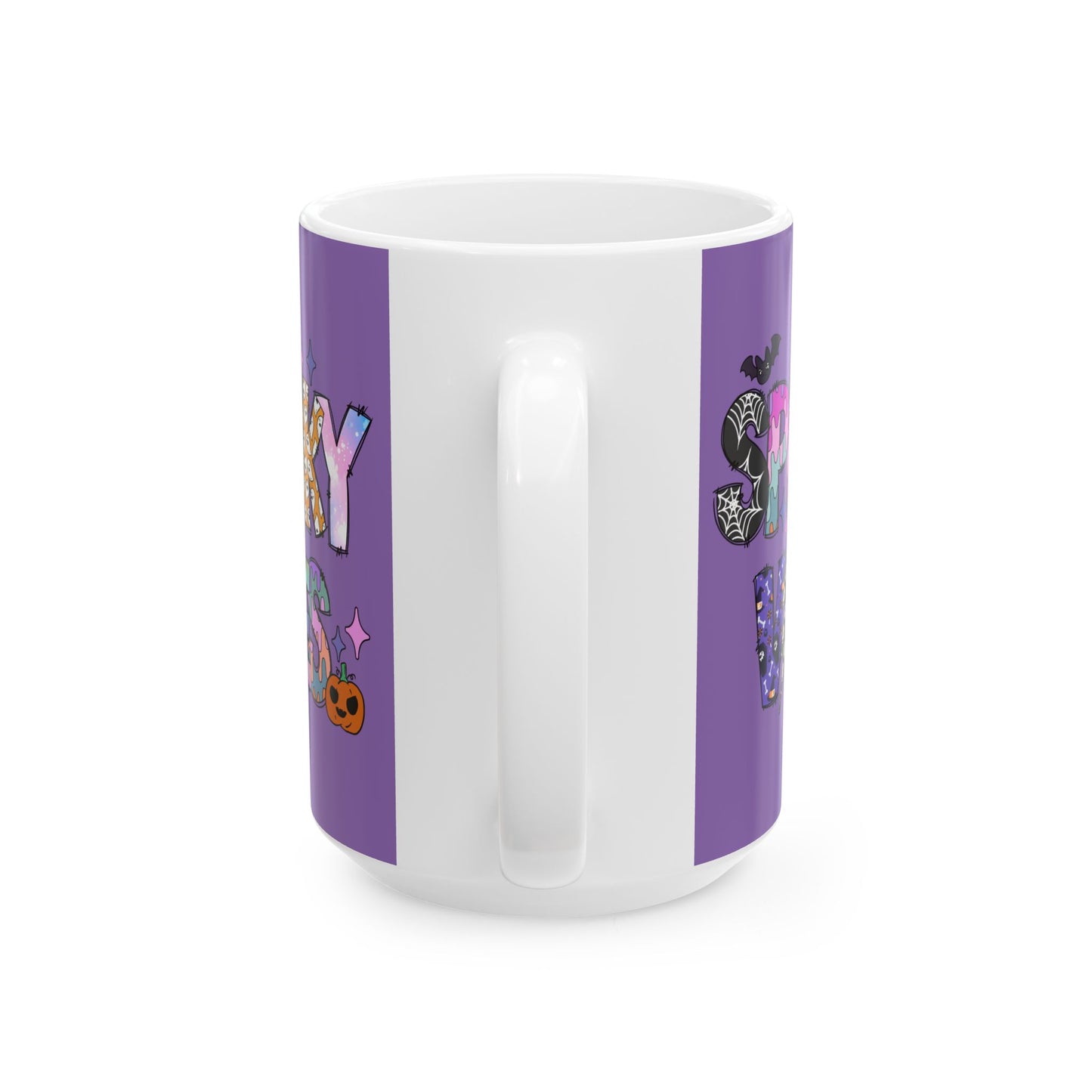 Spooky Vibes Halloween Ceramic Mug, (11oz, 15oz)