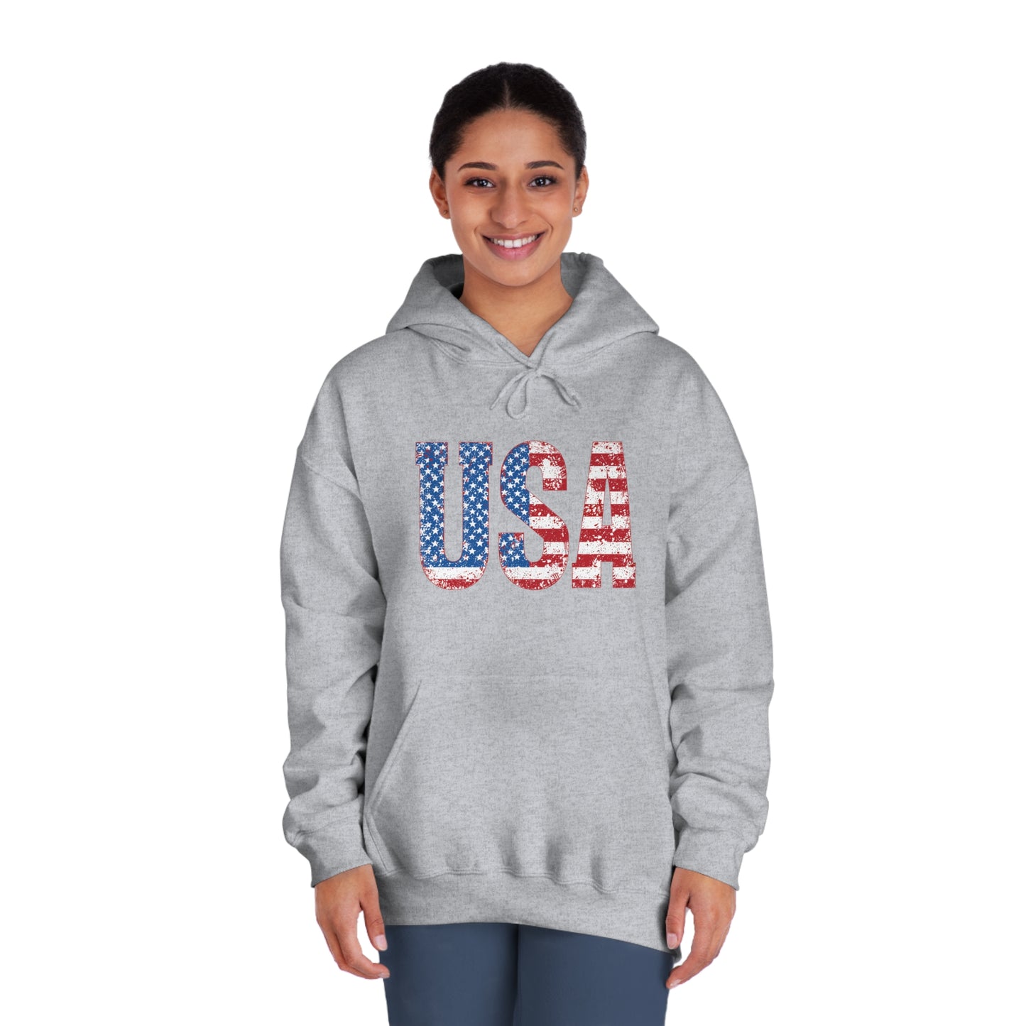 USA Unisex DryBlend® Hooded Sweatshirt