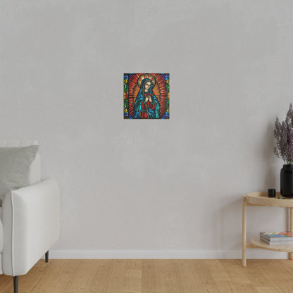 Virgin Mary Wall Art Matte Canvas