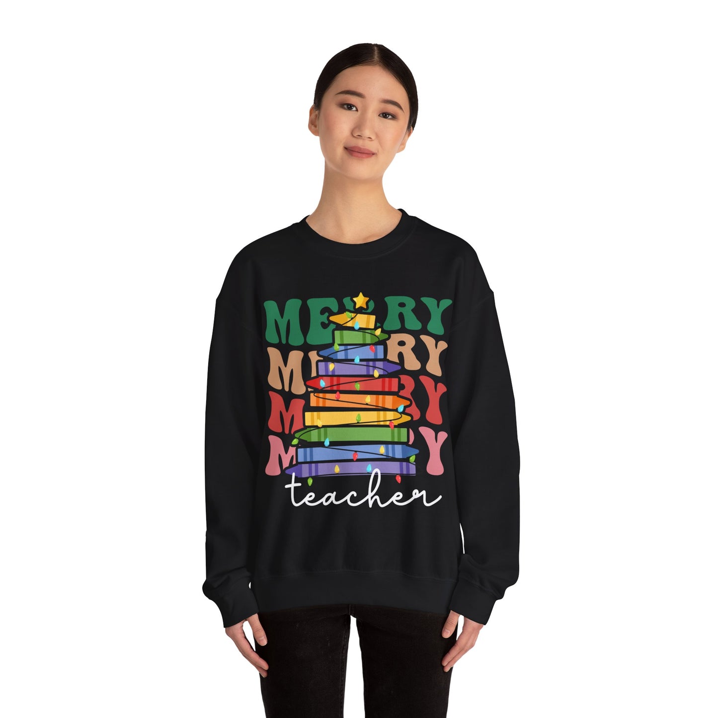 Merry Teacher Sweatshirt