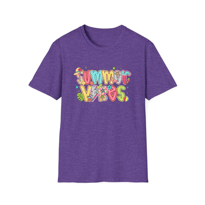 Colorful Summer Vibes Unisex Softstyle T-Shirt