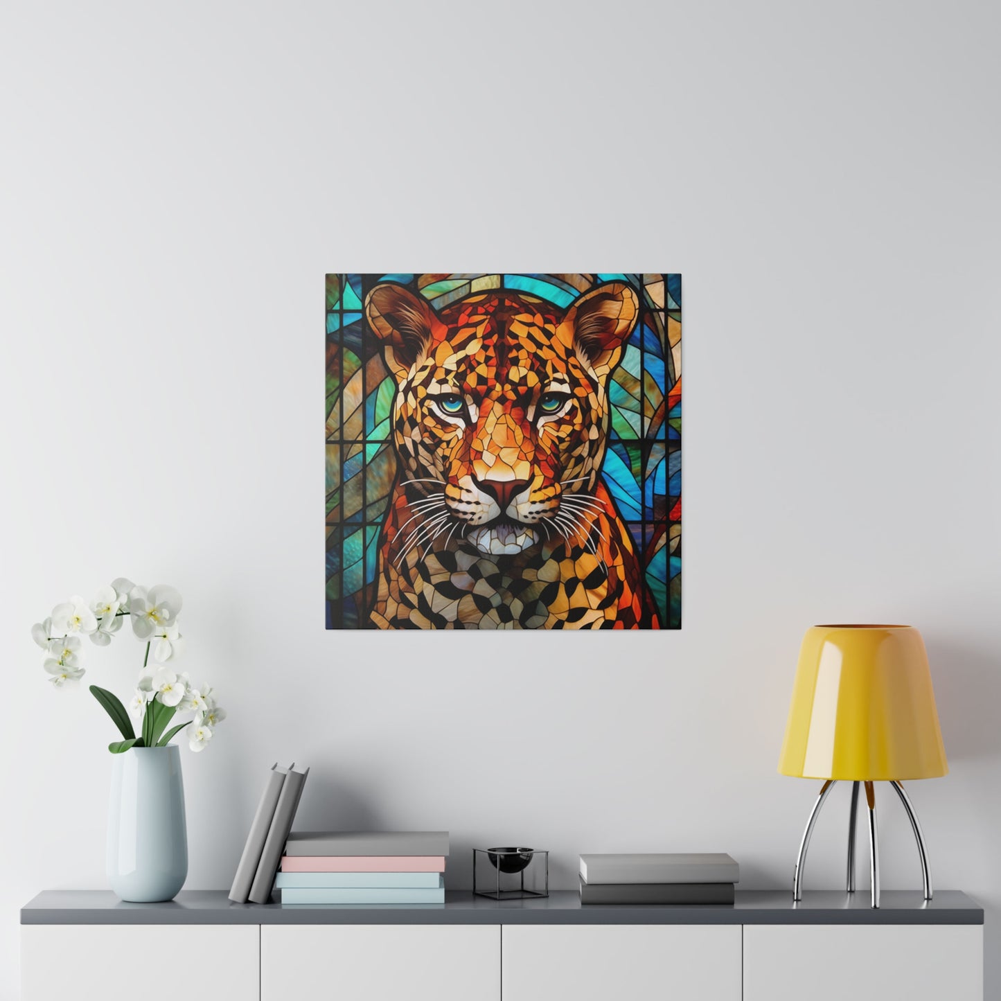 Leopard Wall Art Matte Canvas