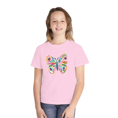 Youth Watercolor Butterfly Graphic Tee
