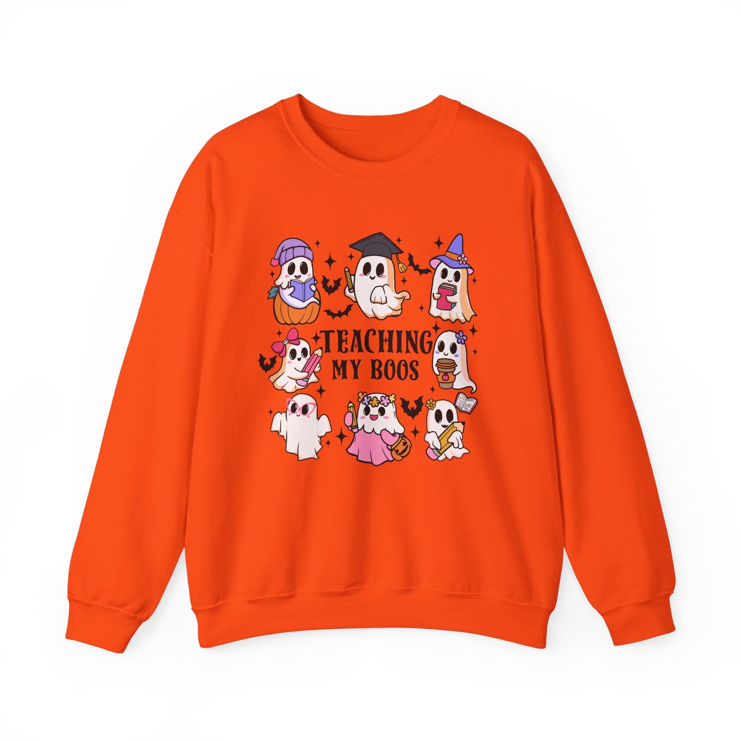 Teaching My Boos Halloween Unisex Heavy Blend™ Crewneck Sweatshirt