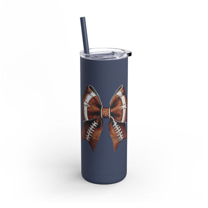 Coquette Football Matte Tumbler, 20oz