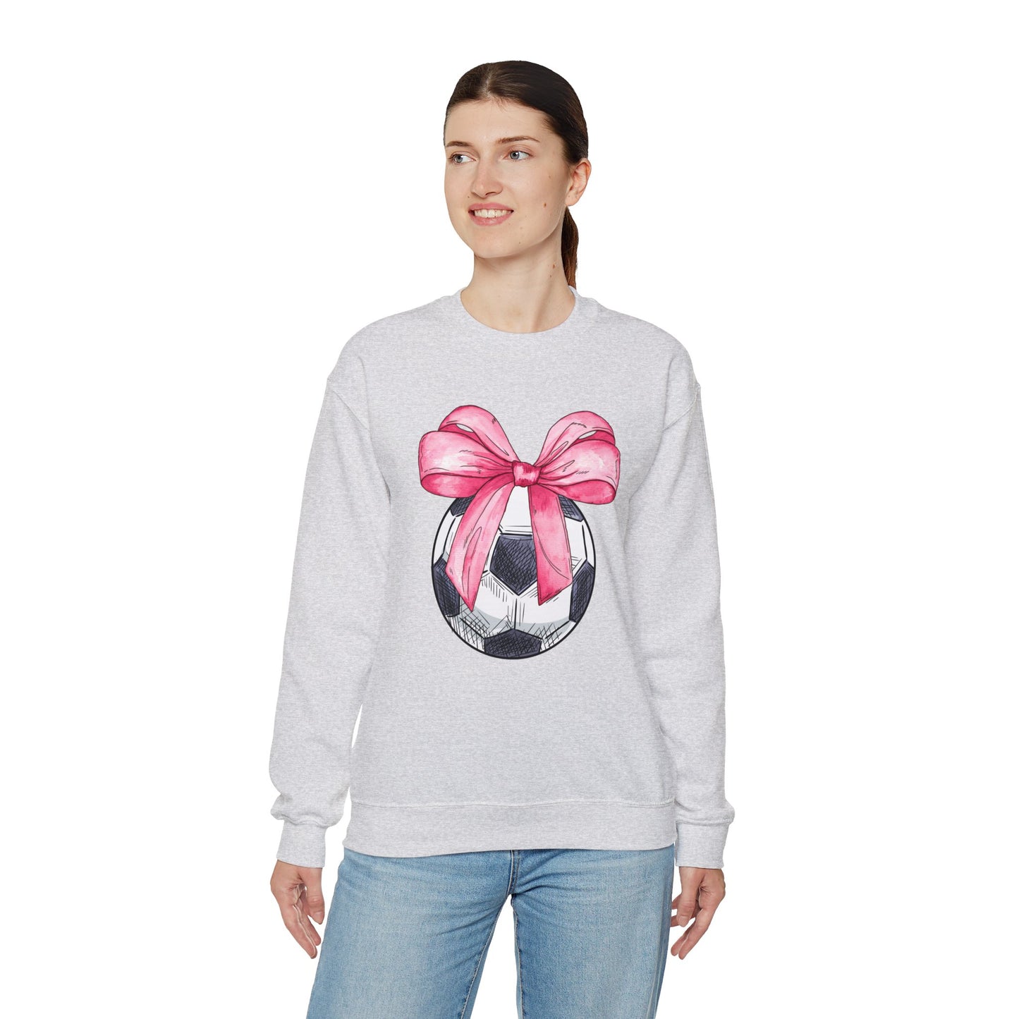 Soccer Coquette Adult Size Sweatshirt