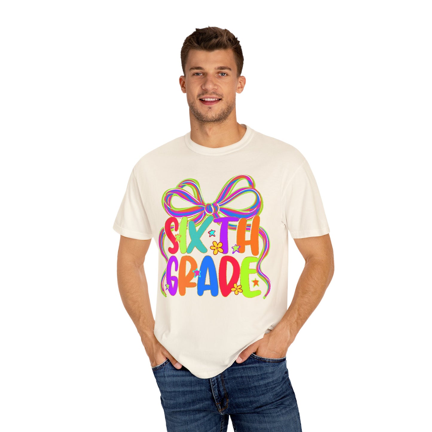 Sixth Grade Neon Back to School T-Shirt