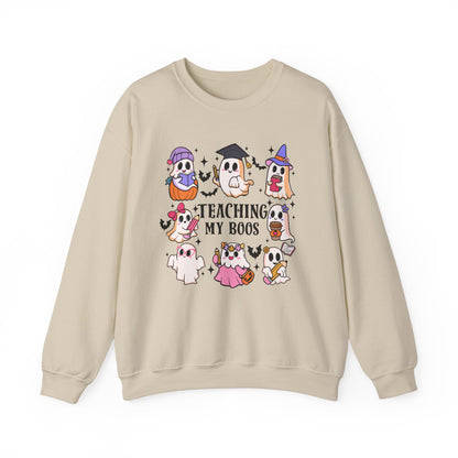 Teaching My Boos Halloween Unisex Heavy Blend™ Crewneck Sweatshirt