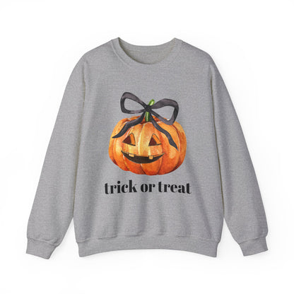 Trick or Treat Halloween Pumpkin Sweatshirt