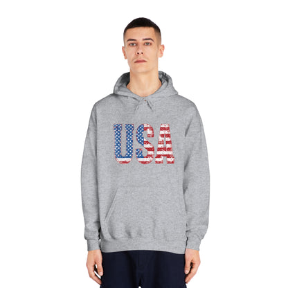 USA Unisex DryBlend® Hooded Sweatshirt