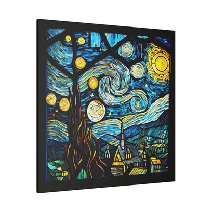 Van Gogh Starry Night Wall Art Matte Canvas