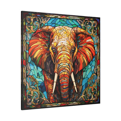 Elephant Wall Art Matte Canvas