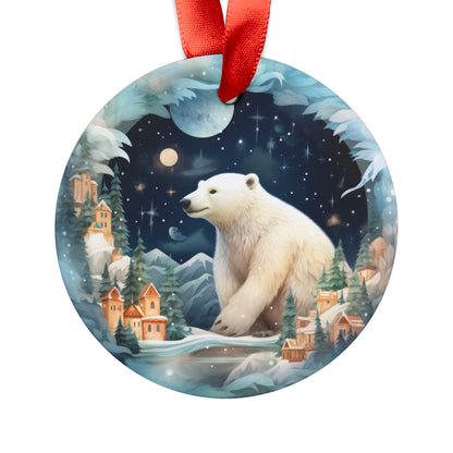 Polar Bear Acrylic Ornament