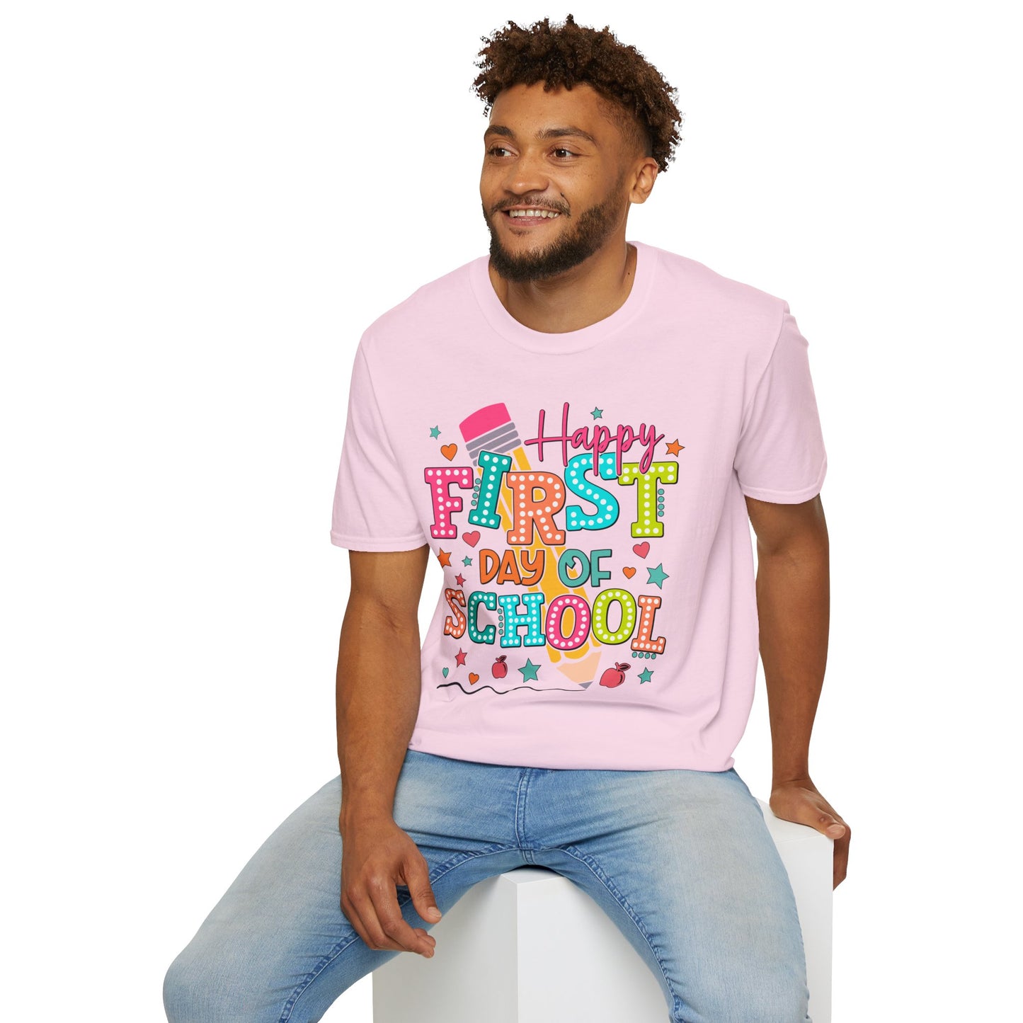 Happy First Day of School Unisex Softstyle T-Shirt