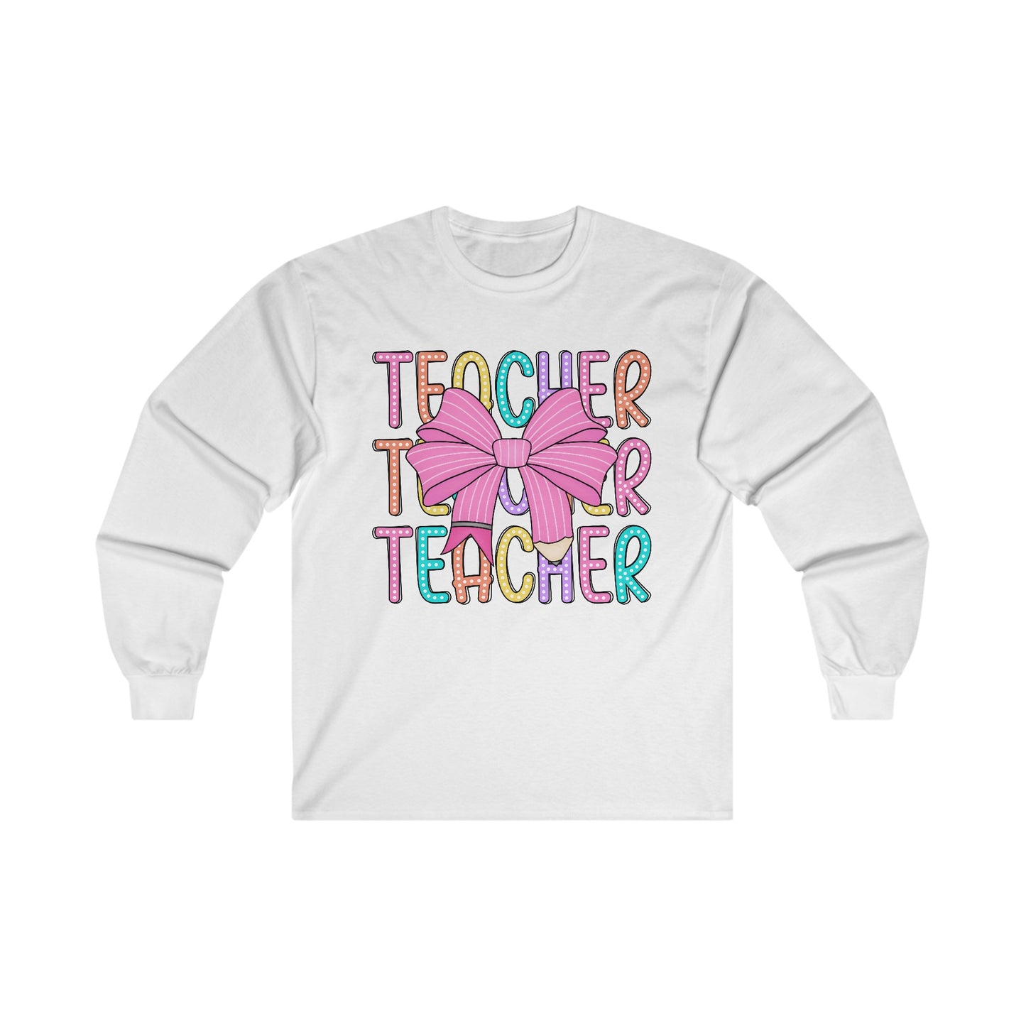 Teacher Coquette Long Sleeve Tee