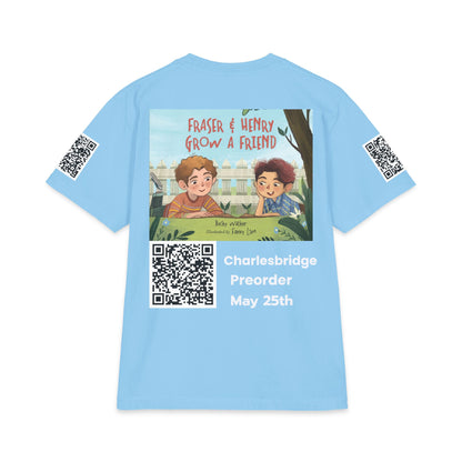 Charlesbridge “Raise a Reader, Grow a Reader” QR Code T-Shirt