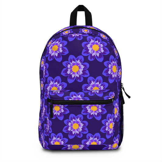 Purple Flower Backpack