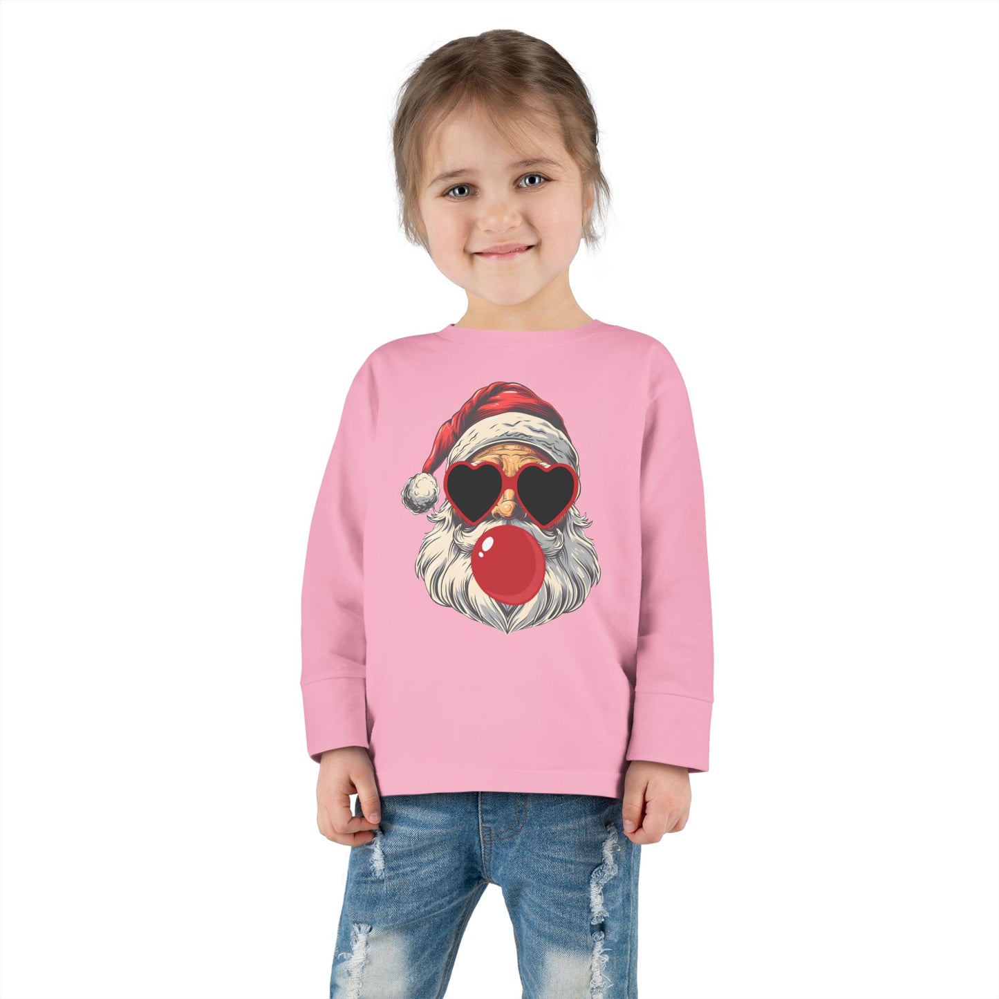 Bubble Gum Santa Toddler Tee