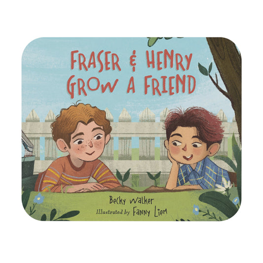 Fraser & Henry Grow a Friend Book Illustration Mouse Pad