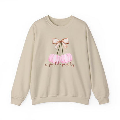 A Coquette Fall Girly Sweatshirt