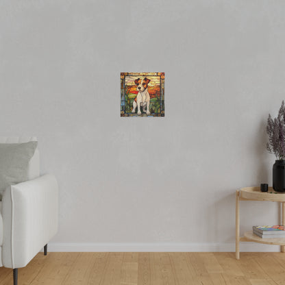 Jack Russell Wall Art Matte Canvas