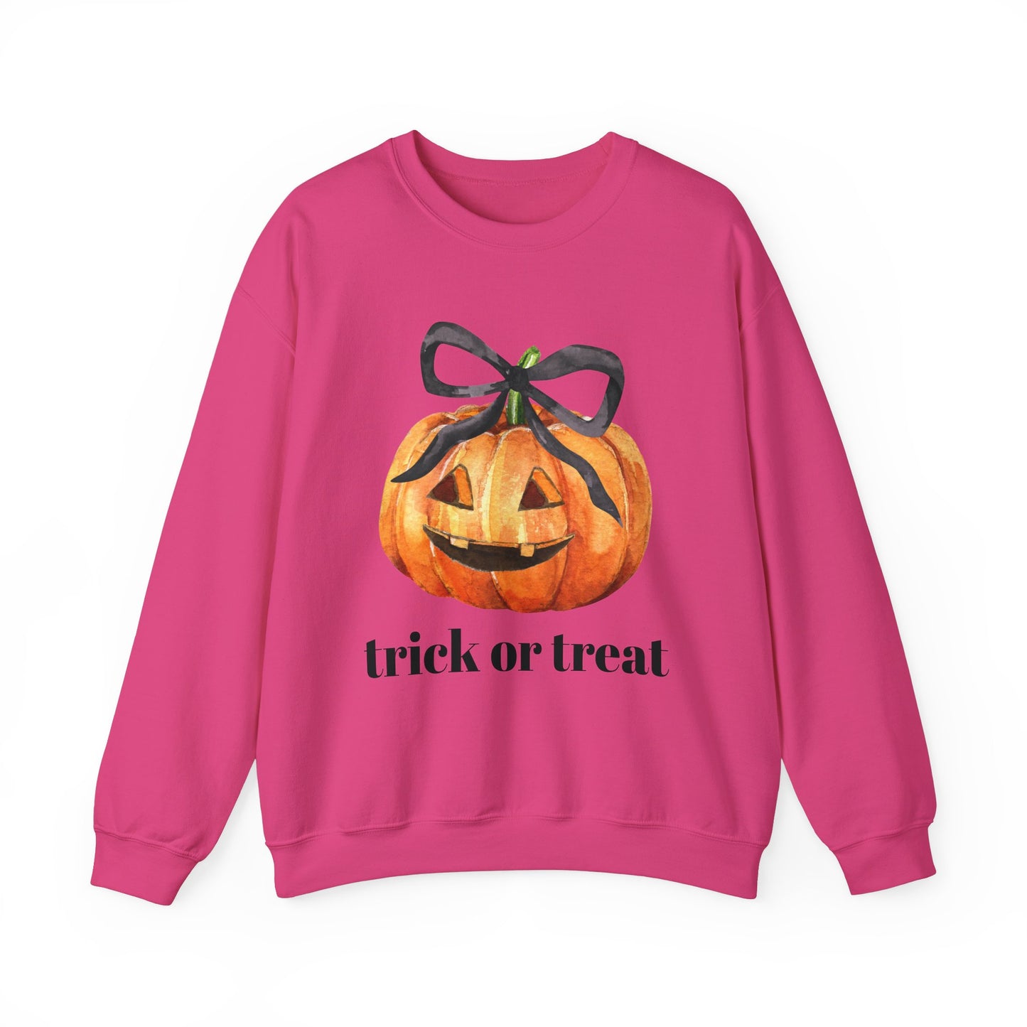 Trick or Treat Halloween Pumpkin Sweatshirt