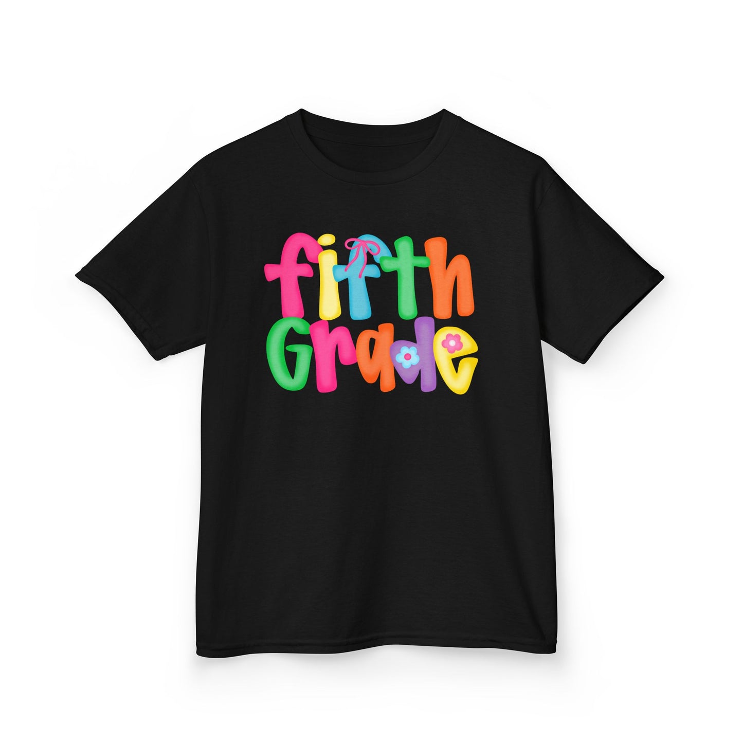 Back to School Fifth Grade Kids Tee
