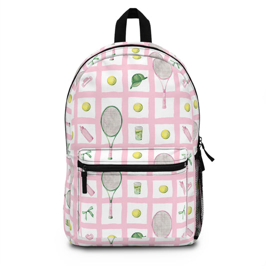 Trendy Tennis-themed Sports Backpack