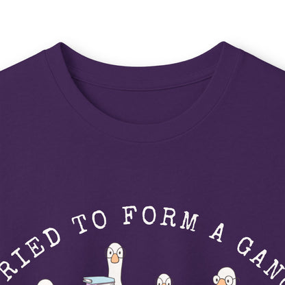 Long Sleeve Tee — "Tried to Form a Gang but It Turned Into a Book Club"