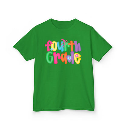 Back to School Fourth Grade Kids Tee