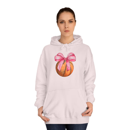 Basketball Coquette Unisex College Hoodie