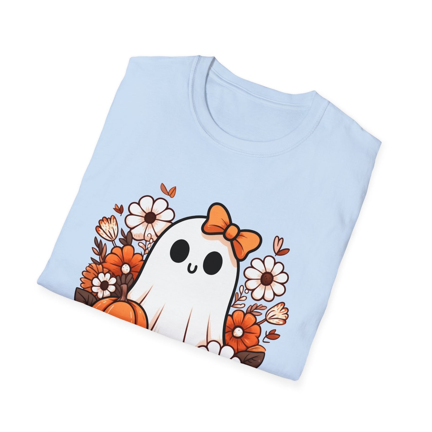 Cute Ghost Fall Adult T-Shirt