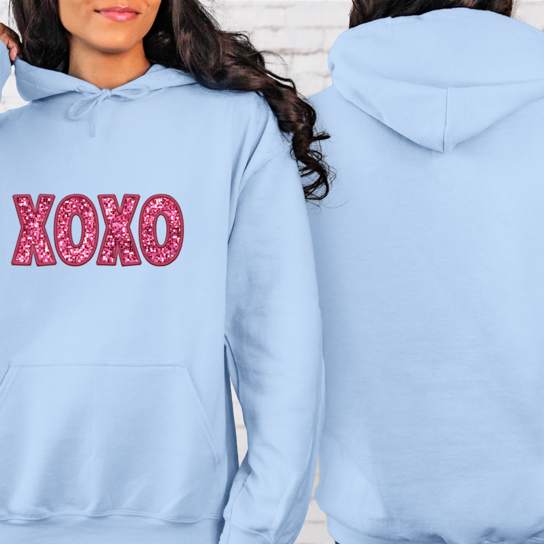 Hugs and Kisses Valentine's Day Hoodie Sweatshirt