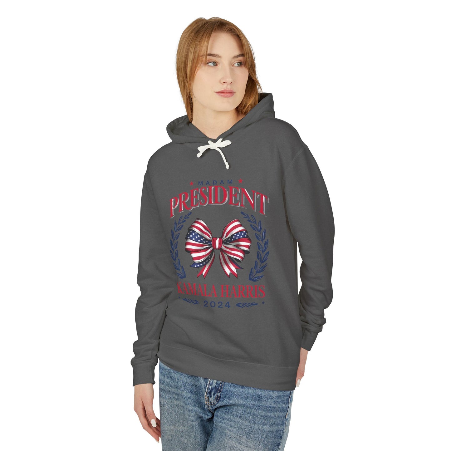 Coquette Kamala Harris for President Lightweight Hoodie