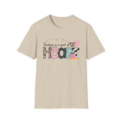 Teaching is a Work of Heart T-Shirt