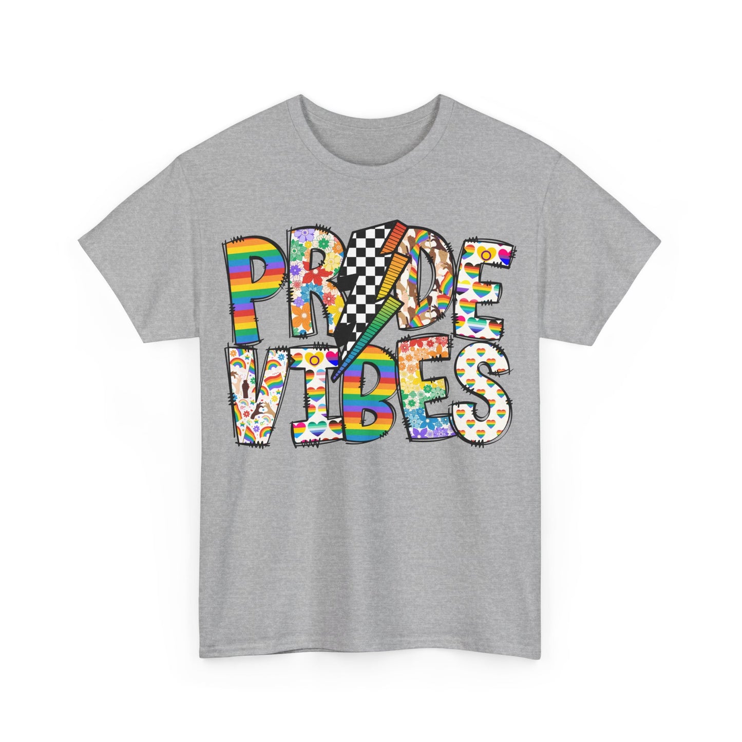 Pride Vibes Unisex Heavy Cotton Tee