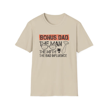 Funny Bonus Dad Soft T-Shirt