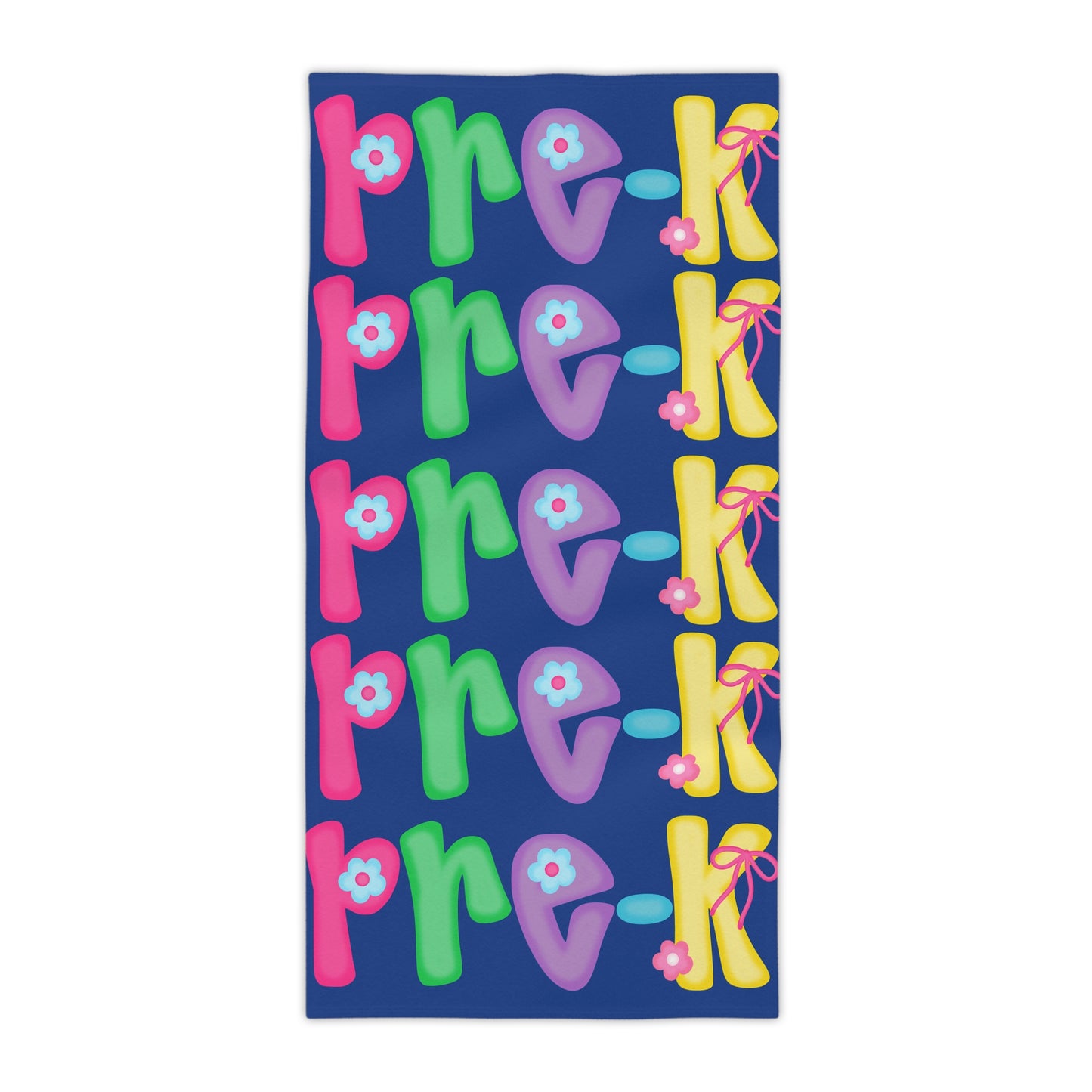 Vibrant Pre-K Swim Team Beach Towels