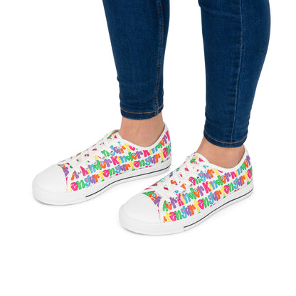 Kindergarten Teacher Low Top Sneakers for Back to School