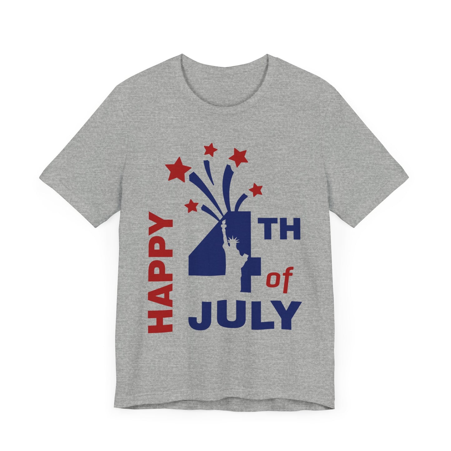 Happy 4th of July Unisex Jersey Short Sleeve Tee