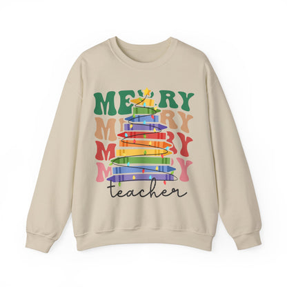 Merry Teacher Sweatshirt